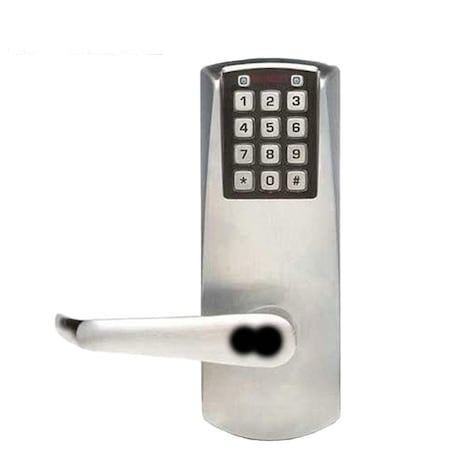 Dormakaba Kaba: PowerPlex Mortise Lock, No Deadbolt, 6/7-Pin SFIC Prep, Less Core, Satin Chrome KABA-P2066BLL-626-41